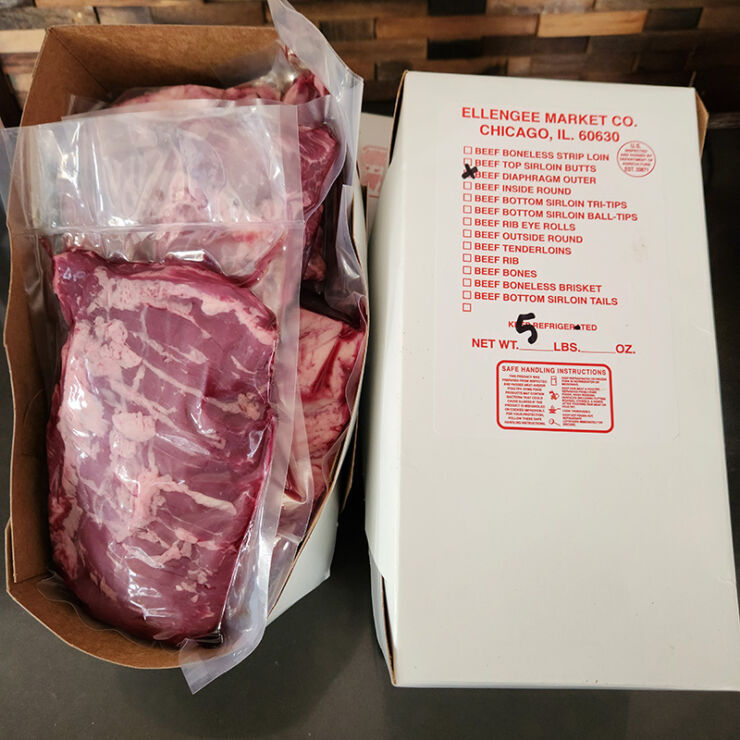 Skirt Steaks - Cleaned & Trimmed